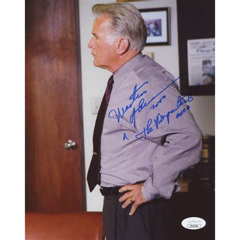 Martin Sheen Signed "The Departed" 8x10 Photo Inscribed "2000" & "The ...