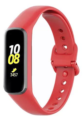 Pulsera De Silicona Para Samsung Galaxy Fit R Sm R Color Rojo