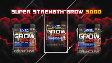 Usn Super Strength Grow 5000 4kg Mass Protein Halal Lazada