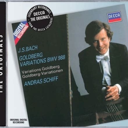 András Schiff Bach Goldberg Variations