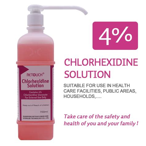 Chlorhexidine Gluconate 4 Solution Surgical Scrub Hand Sanitizer With