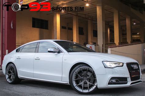 Audi S B White Bc Forged Hcs S Wheel Wheel Front