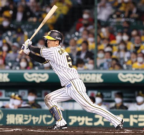 阪神近本が適時打含む3安打「つなぐ意識を持って」 プロ野球写真ニュース 日刊スポーツ