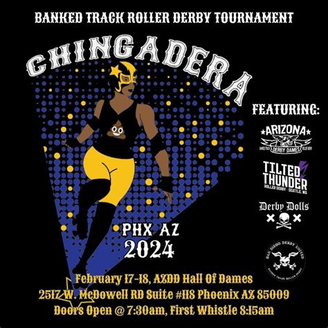 Banked Track Roller Derby Tournament Chingadera 2024 Hall Of Dames