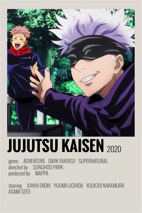 Jujutsu Kaisen Poster By Emily Anime Anime Canvas Anime Cover Photo