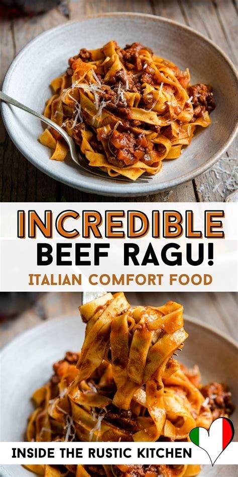 Slow Cooked Beef Ragu With Pappardelle Artofit