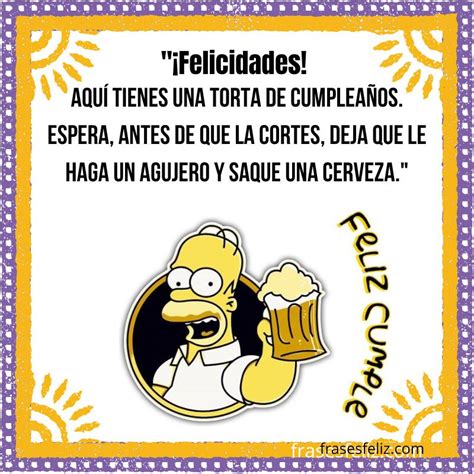 Frases de Feliz cumpleaños con personajes de los Simpsons Frases