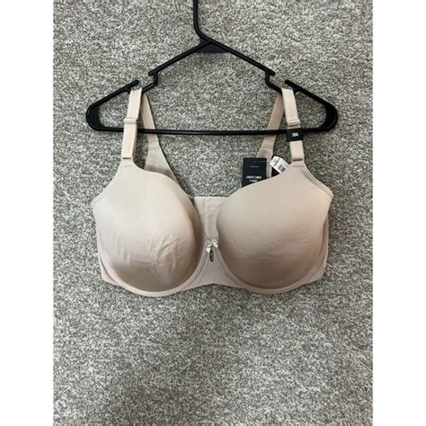 Torrid Intimates Sleepwear Torrid Curve Lightly Lined Sexy T Shirt Full Coverage Nude