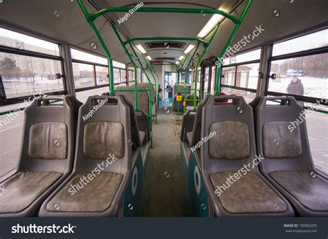 Interior Modern City Bus On Bus Stock Photo 130965209 | Shutterstock