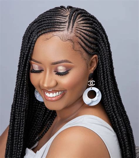 3 Layer Tribal Braids Side Part Fashion Lifestyle Trends