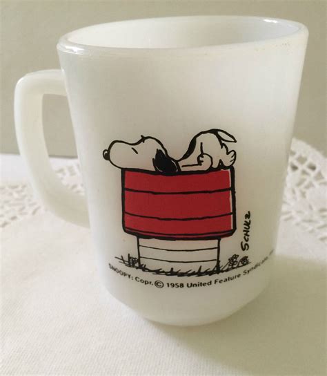 Snoopy I Think Im Allergic To Morning Fireking Cup Mug Etsy Mugs