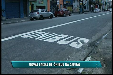 Vídeo Novas Faixas Exclusivas Para ônibus Começam A Operar Na Região