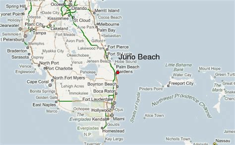 Juno Beach Florida Map | Beach Map