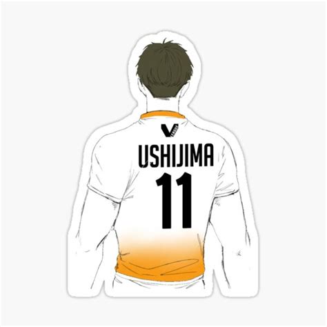 Ushijima Wakatoshi Sticker For Sale By Moontalk Redbubble