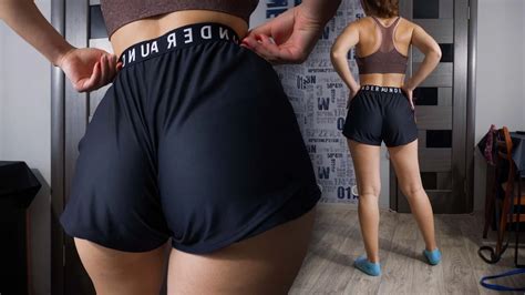 PAWG MILF Teasing Her Ass In Sports Under Armor Shorts Amateur Porn Feat Teasecombo XHamster