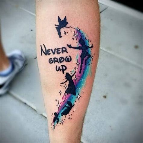 Peter Pan Tattoos Never Grow Up