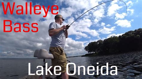 Oneida Lake Fishing For Walleye And Bass Youtube