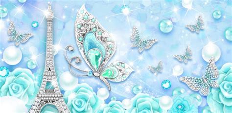 Turquoise Diamond Butterfly Live Wallpaper for PC - How to Install on ...