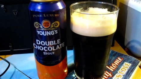 Youngs Double Chocolate Stout [nitro Can] Dms Brief Beer Reviews