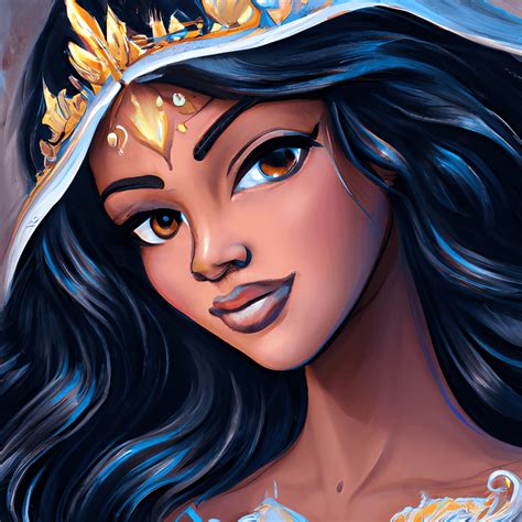 Sleeping Beauty Melanin Snow White Disney Animation · Creative Fabrica