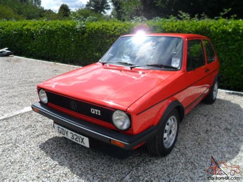 1982 Volkswagen Golf Gti Mk1 Finished In Mars Red Very Original Beautiful Car