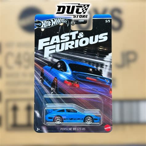 Ducstore Model Car HRW Hot Wheels Porsche GT RS Fast Furious Racing Series
