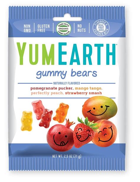 YumEarth Gummy Bears Assorted Flavors 2.5oz : Fresh Health Nutritions