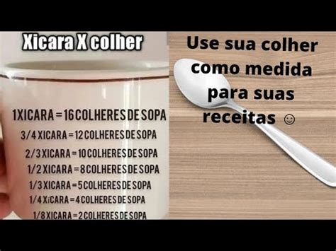 Saiba Como Usar A Colher De Sopa Como Medida Para Suas Receitas YouTube