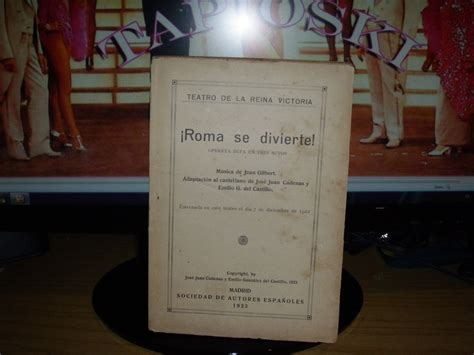 REVISTA MUSICAL ESPAÑOLA BIBLIOTAPIOSKI CII Roma Se Divierte