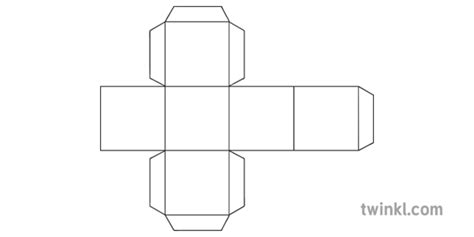 Net Drawing Of A Cube