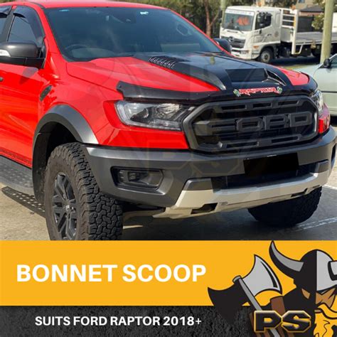 Matte Black Bonnet Scoop Hood Raptor Style For Ford Ranger 2011 2019