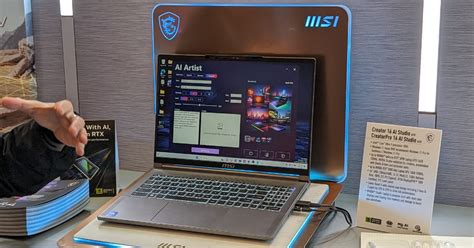 MSI's new content creation laptops are all-in on AI | Reviews.org