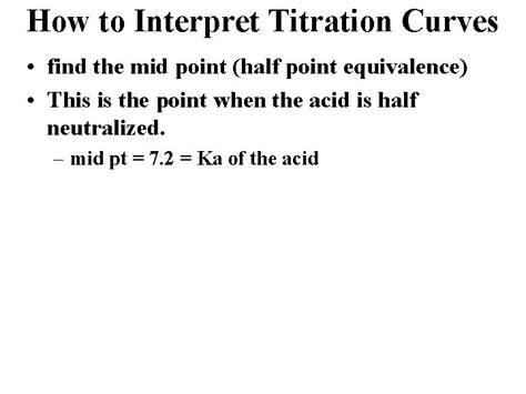 How To Interpret Titration Curves Find The Equivalence