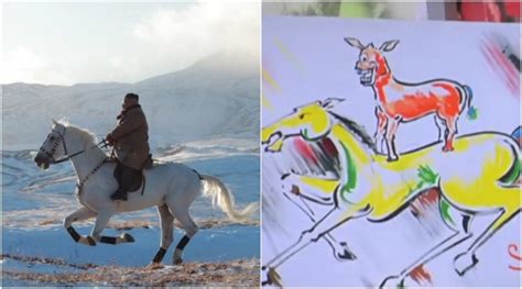 Kim Jong-un Horse Riding Amidst Snow-Capped Mountains is Reminding ...