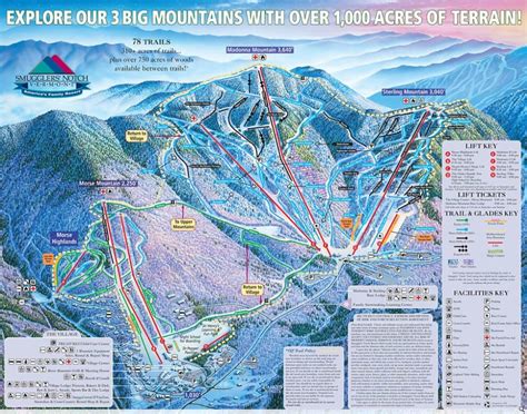 Smugglers' Notch Trail Map | Liftopia