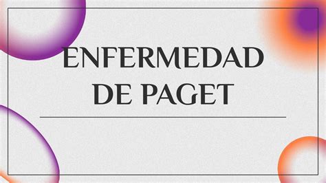 Enfermedad De Paget Dra Monito UDocz