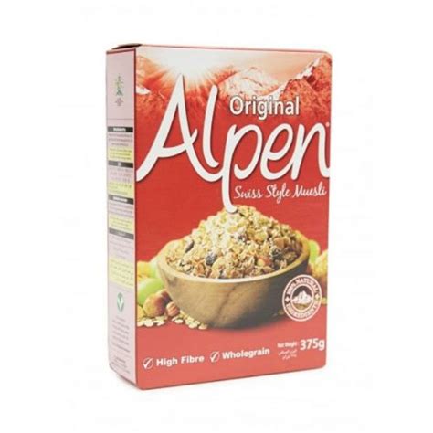 Alpen Original Swiss Style Muesli 375 G Nextbuy Ae