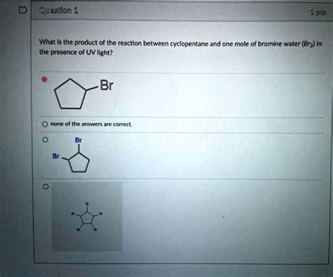 SOLVED Question 1E Pis What Is The Product Of The Reaction Between