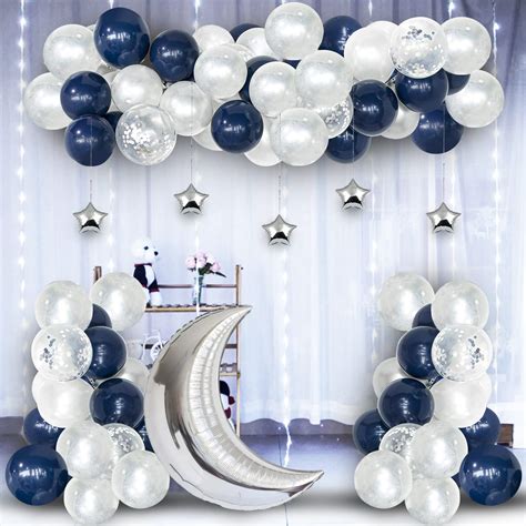 Buy Party Propz Happy Birthday Decoration Items White And Blue