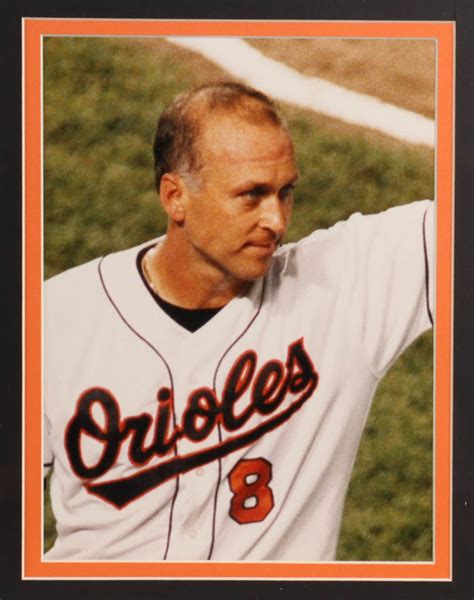 Cal Ripken Jr Signed Orioles Custom Framed Cut Display With Jersey