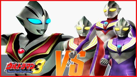 Sieu nhan game play Ultraman FE3 Battle Mode Evil Tiga quá mạnh