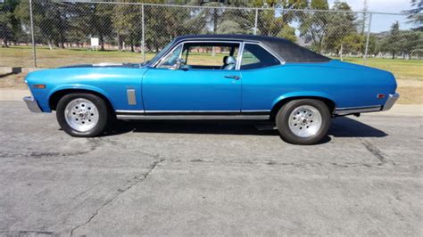 1969 Nova Ss 396 Lemans Blue In Excellent Condition For Sale