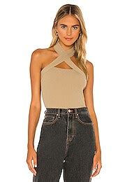 NBD Midori Turtleneck In Nude REVOLVE