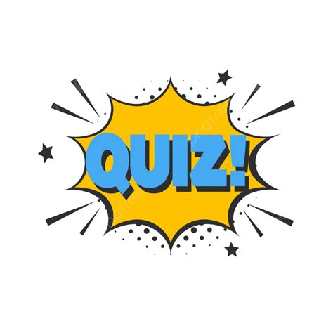 Pop Quiz Clipart Transparent PNG Hd, Quiz Banner In Pop Art Style ...