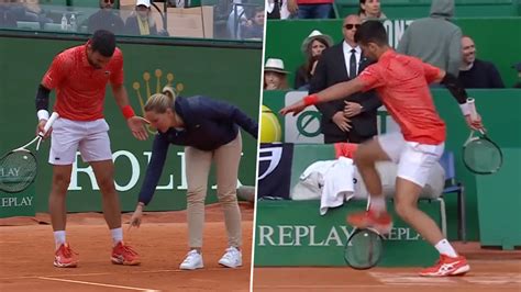 Tennis News Monte Carlo Masters 2023 Novak Djokovic Gets Into Heated Argument With Umpire