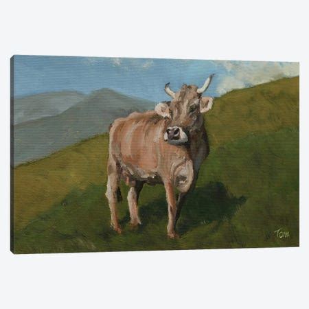 Holstein Cow II Canvas Art Print by Tom Clay | iCanvas