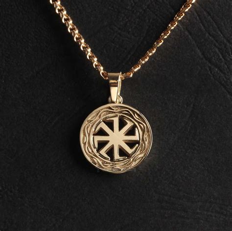 Коловрат из золота. Золото 585 | Руническая мастерская