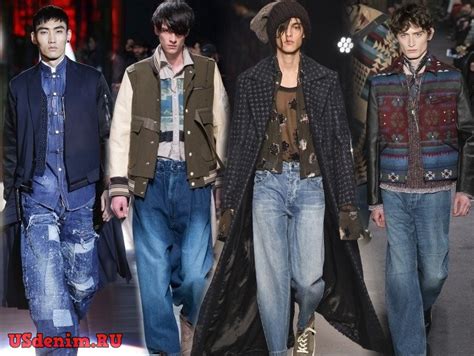 Широкие мужские джинсы