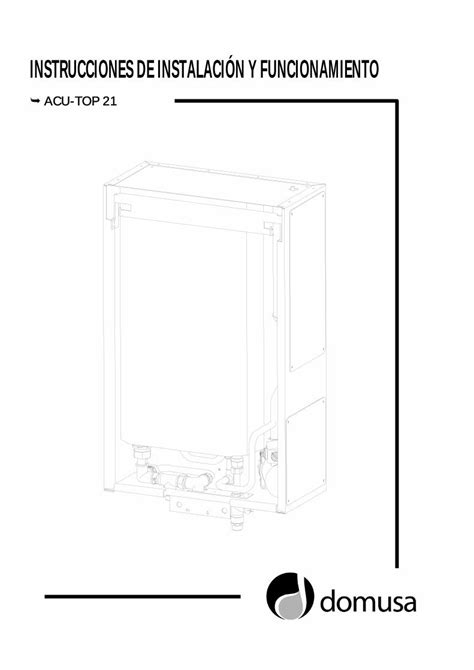 Pdf Instrucciones De Instalaci N Y Funcionamiento Pdf