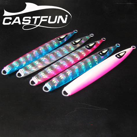 Saltwater Vertical Jigging Lure G G Metal Jig Fishing Lure Pcs